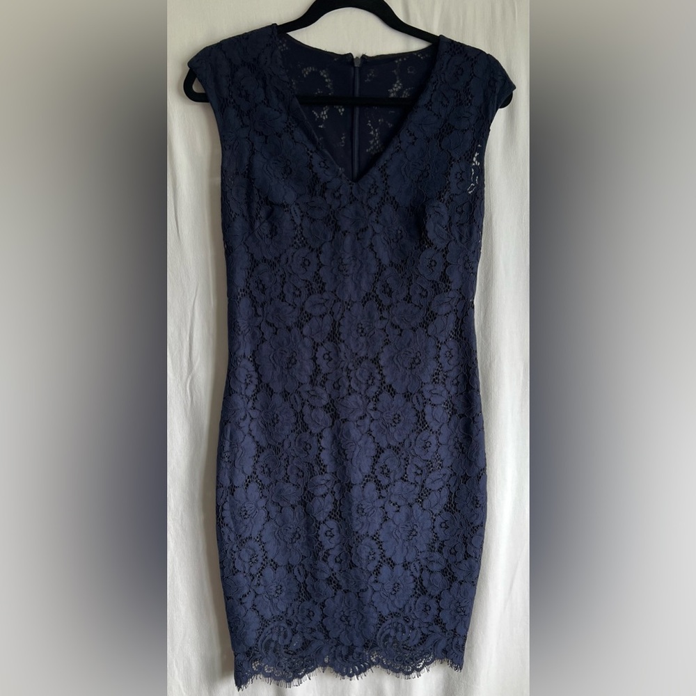 Ralph Lauren Navy Lace overlay Size 2